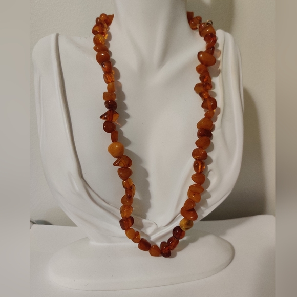 Genuine Soviet Baltic Amber Necklace - Picture 2 of 11